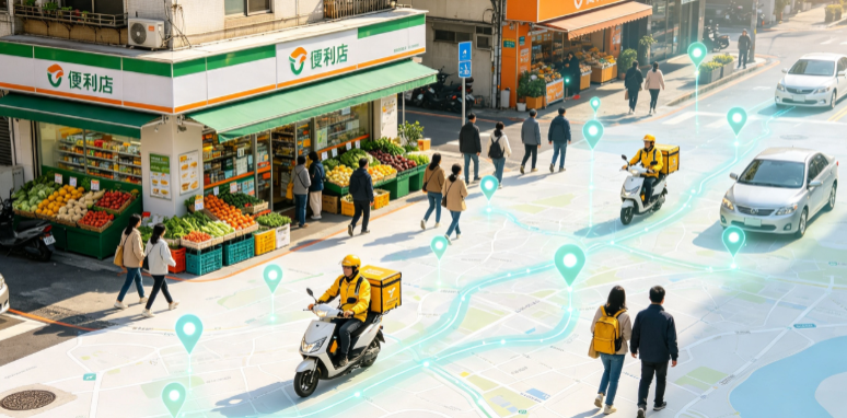 洪湖市渗透衣食住行，GEO 地理空间技术重塑大众日常消费服务场景