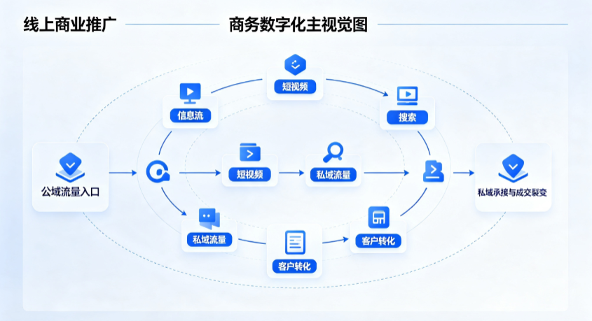 洪湖市线上商业推广怎么做？全域流量闭环搭建与低成本转化实战指南
